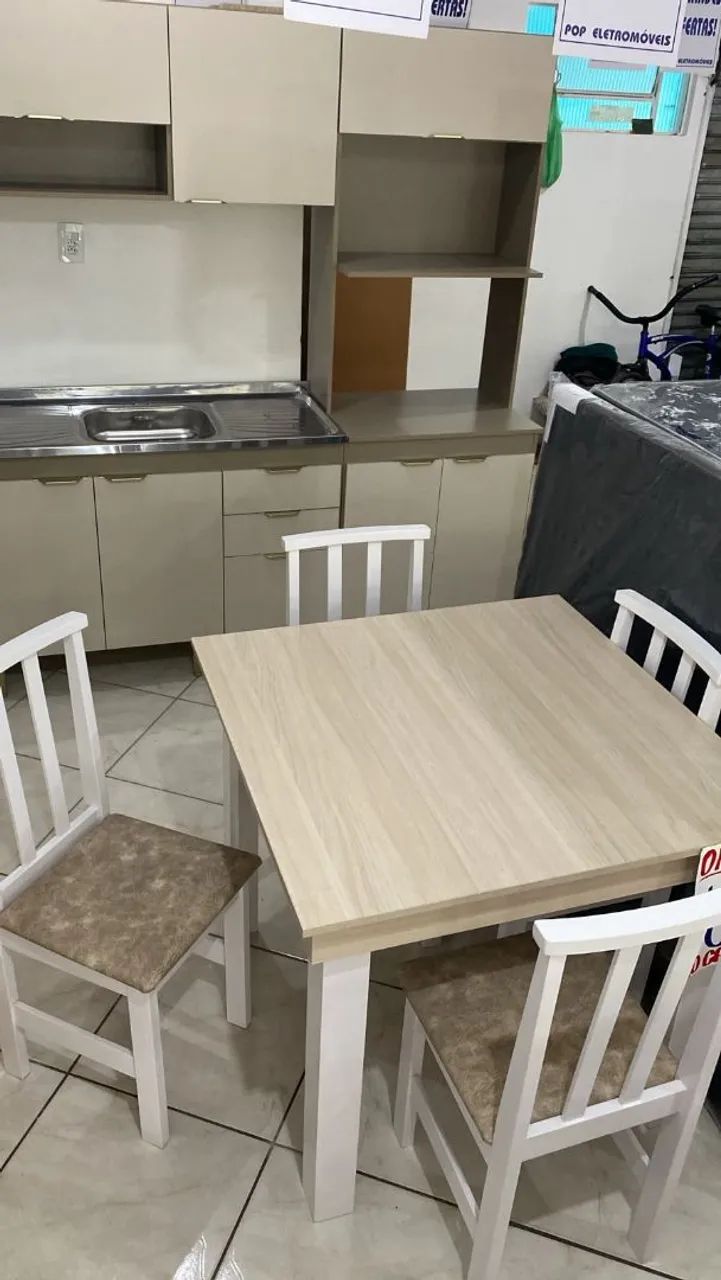 Mesa modelo mordeno impecável estado - Foto 3
