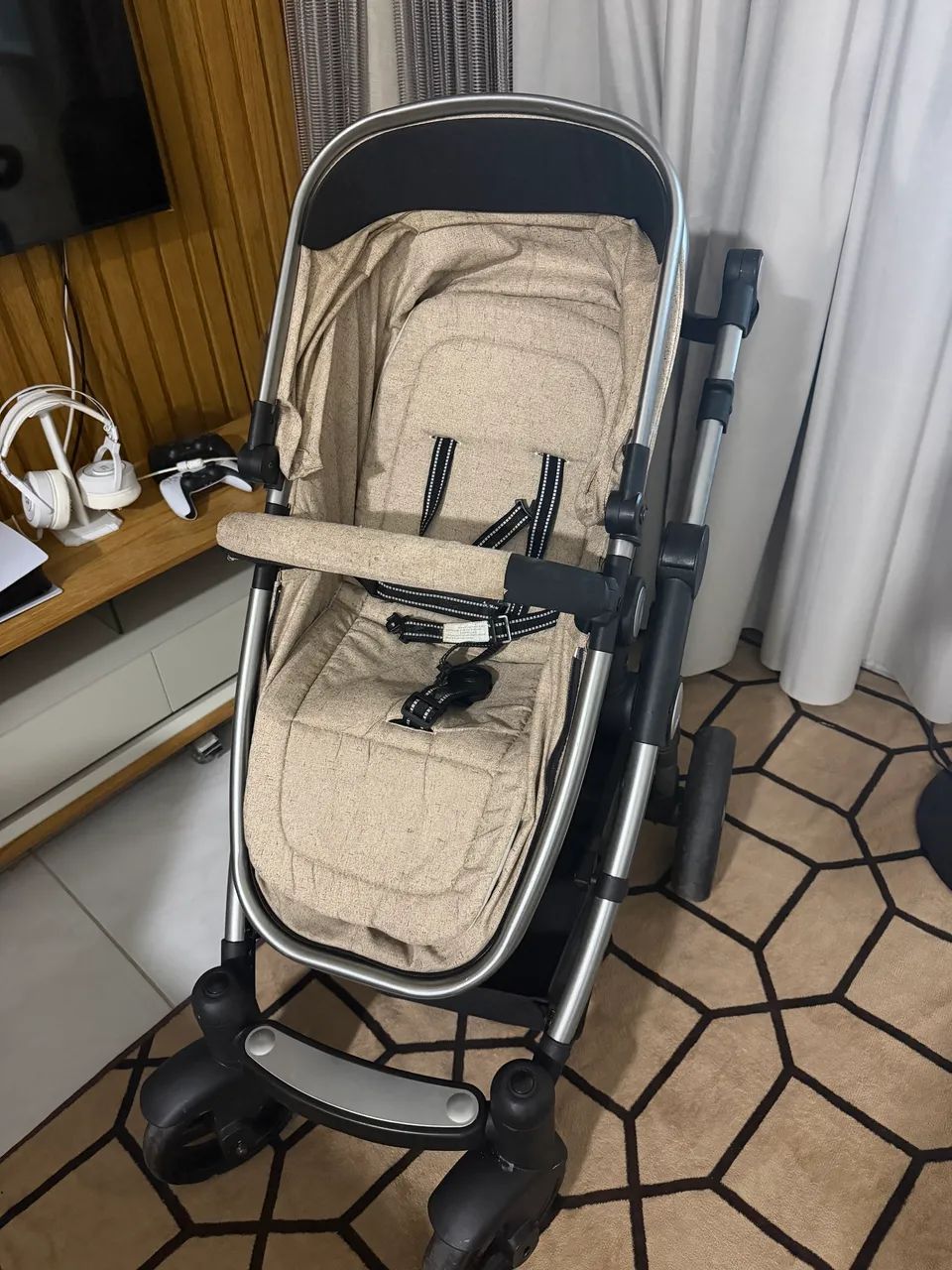 Carrinho de bebê Moisés 3 em 1  - Foto 3