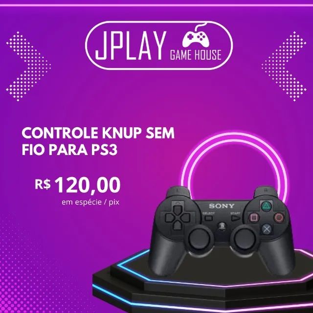 Controle PS3 Knup sem fio