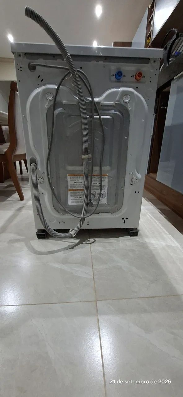 Lava e Seca LG WD-1410RD 127v com conversor 220v - Foto 5