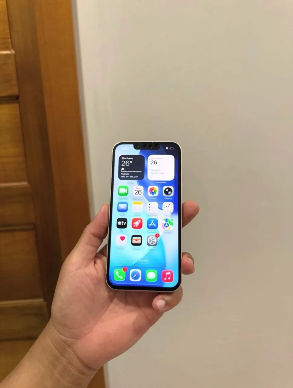 iPhone 13 normal branco 128gb - Foto 4