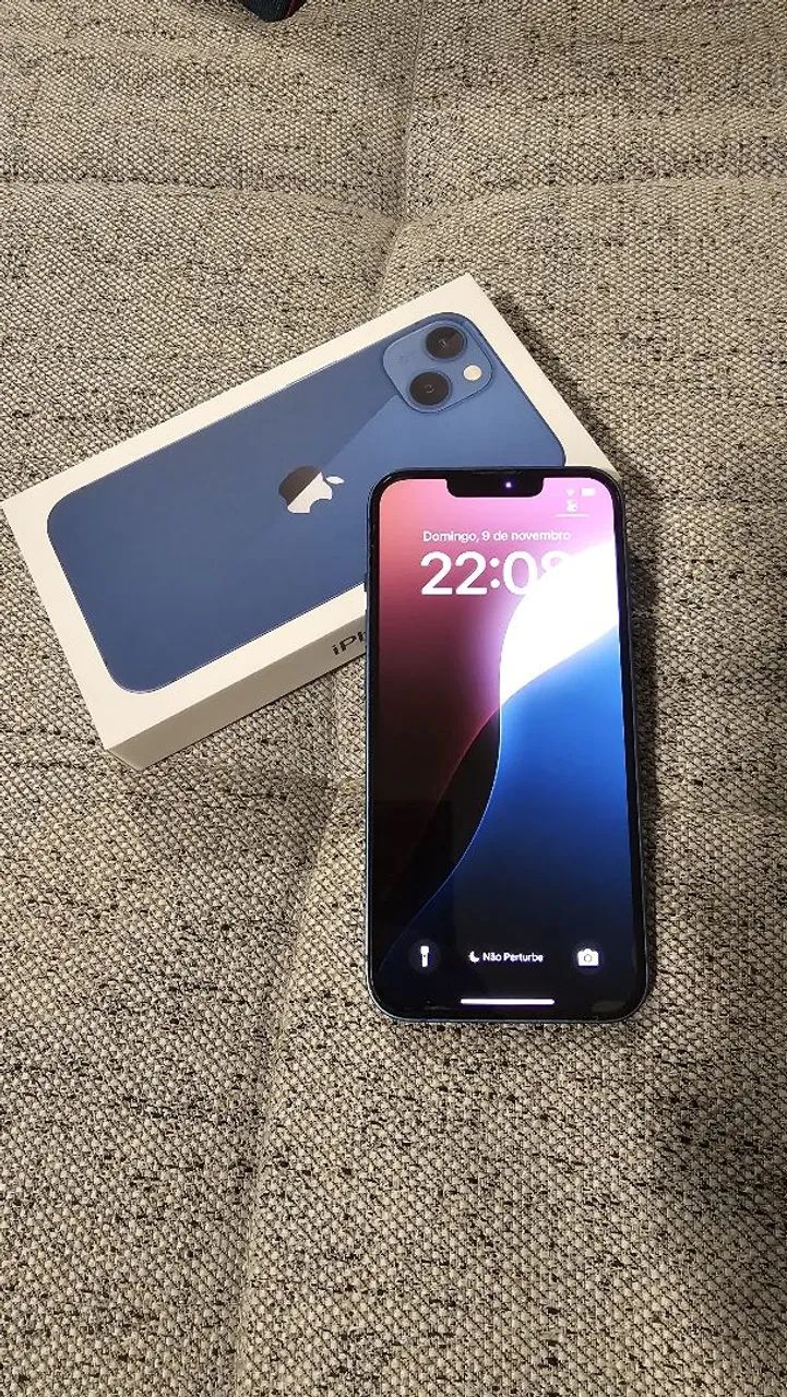 Iphone 13 256gb Azul - todo original - Celulares e Smartphones