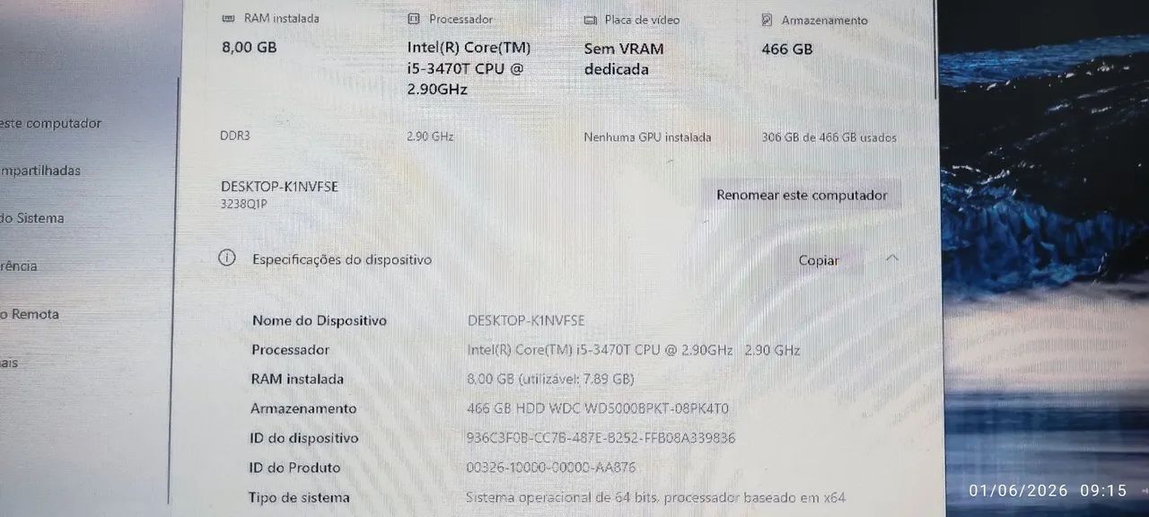 Lenovo Thinkcentre M92P Core I5 . 8gb DDR3 - Foto 5