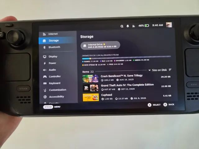 Steam Deck OLED 1TB - Completo com capa, carregador e adaptador para tomada - Foto 3