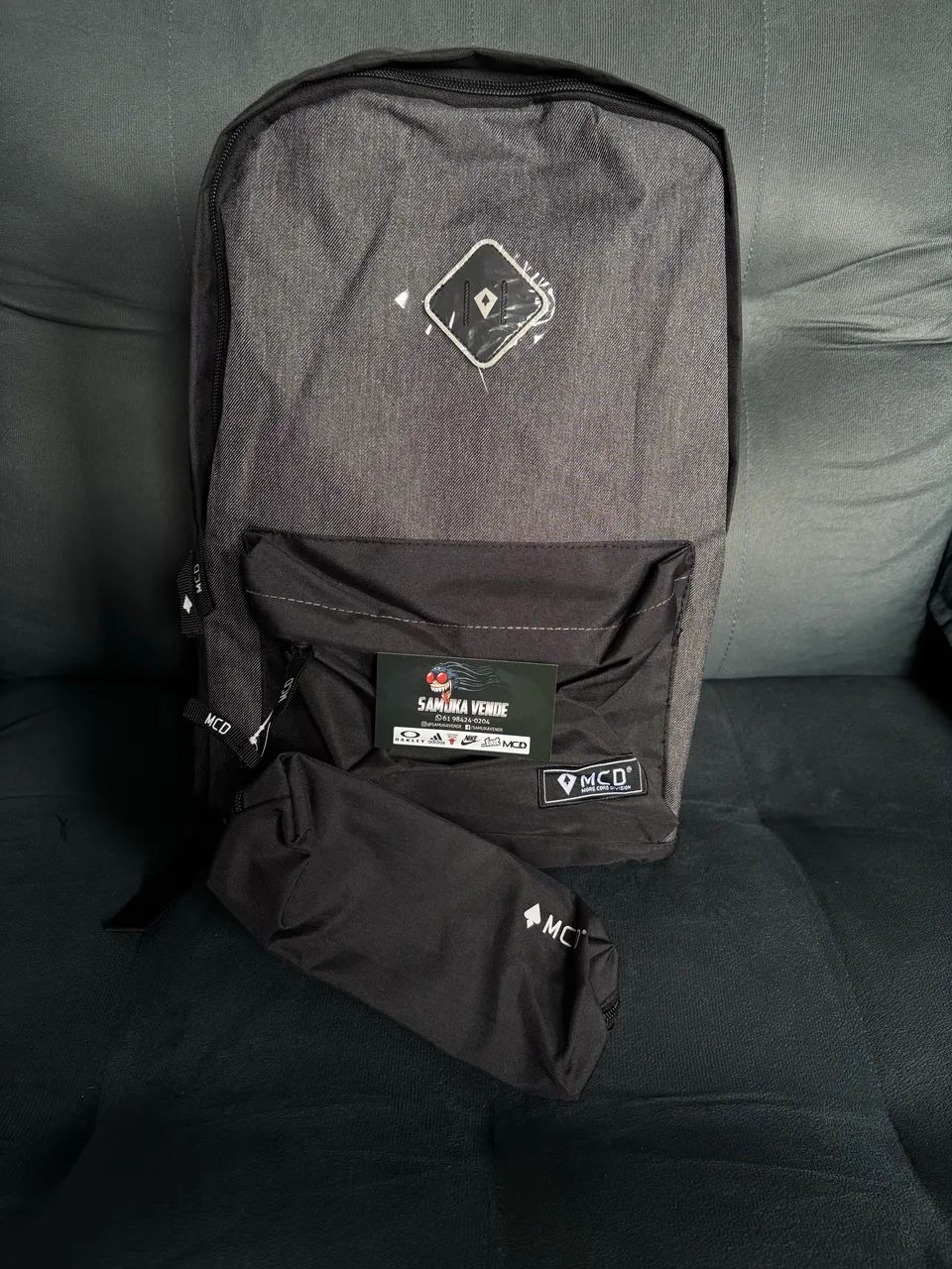 MOCHILA MCD NOVA ORIGINAL COM ESTOJO - Foto 3