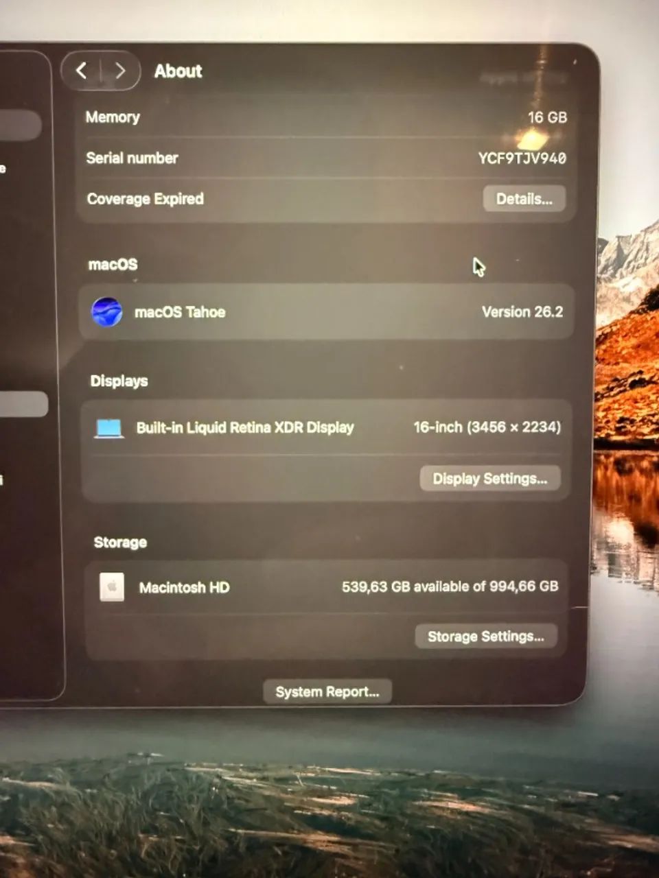 Macbook Pro 16" - M1 Pro - 1tb SSD - 16gb RAM - Foto 4