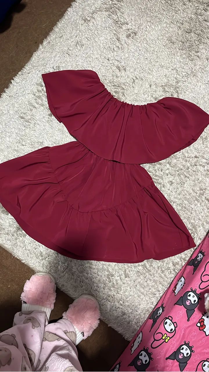 Vestido bordo  - Foto 2