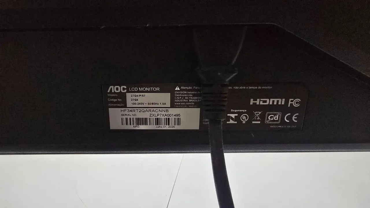 Monitor Gamer AOC 27"