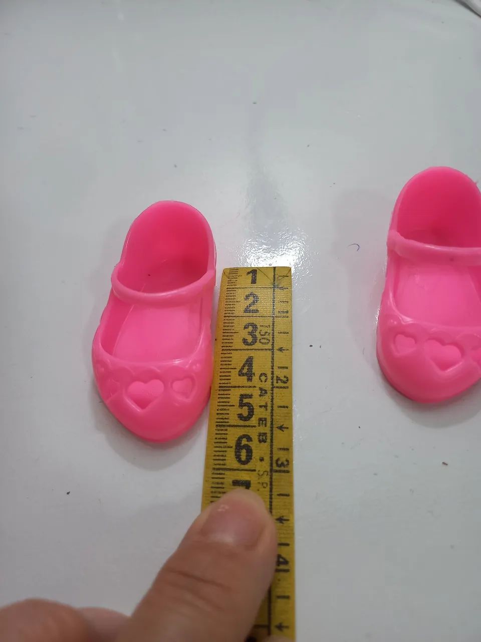 Sapatinho de Boneca Rosa ( 5,5 cm ) - Foto 3