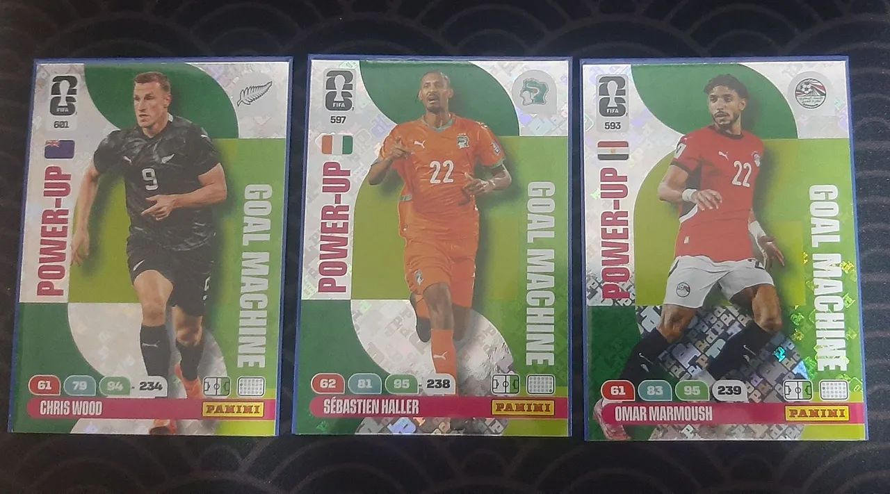 Cartas Adrenalyn Goal Machine