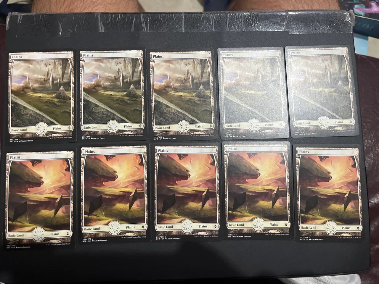 25 Terrenos Básico Fullart com 5 Estampas Diferentes