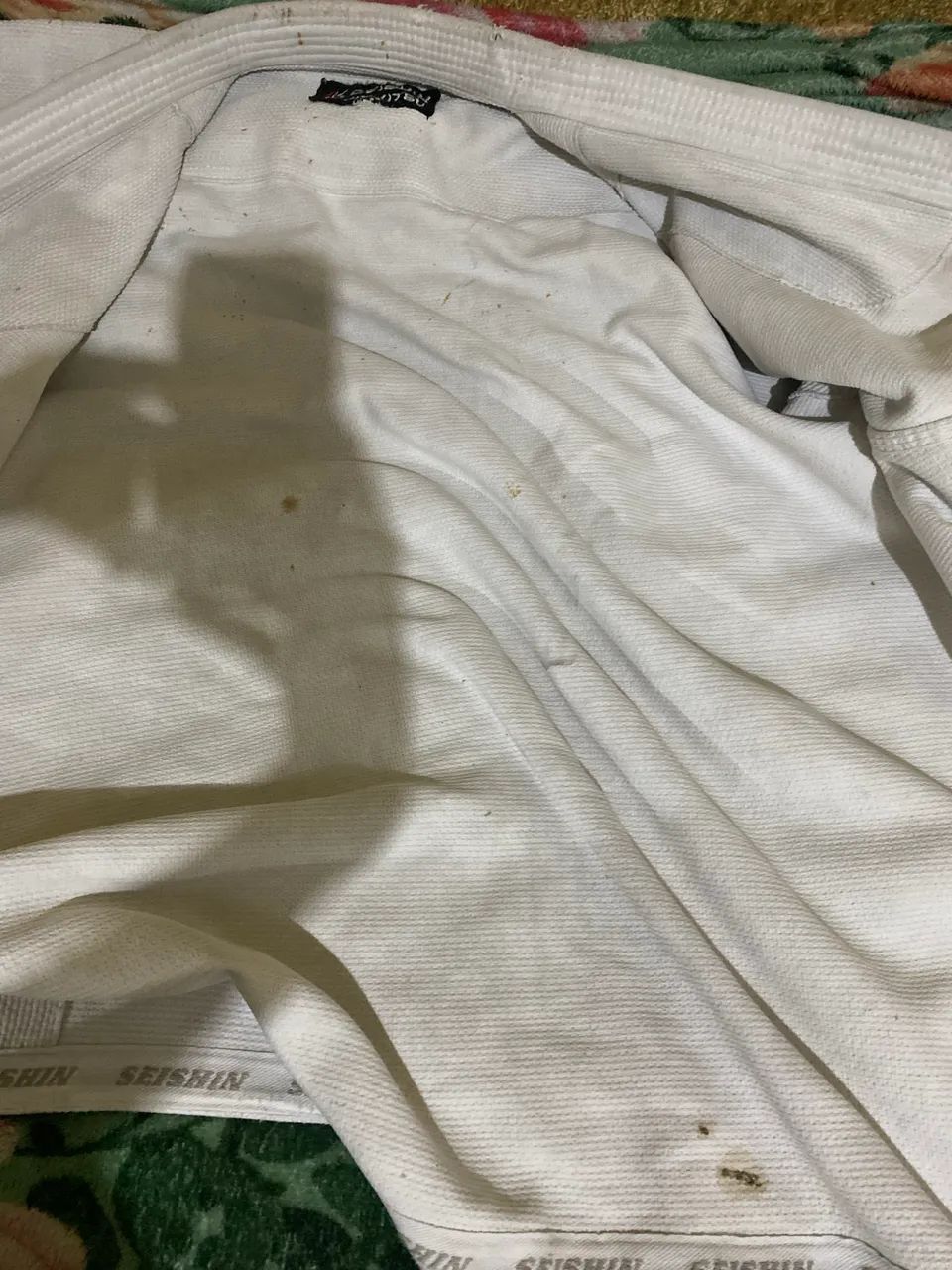 Kimono seishin usado + calça azul A2 - Foto 2