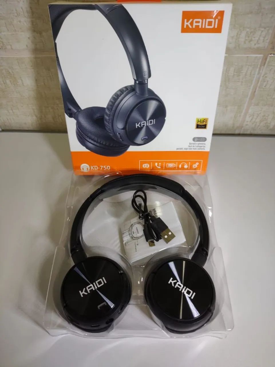 Vendo Headphone kaidi Wireless/Bluetooth  - Foto 4