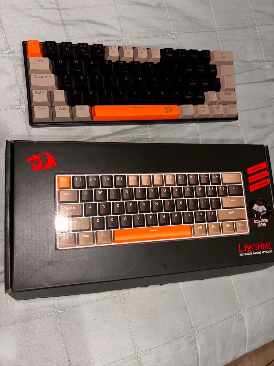 Teclado redragon 60% 5 meses de uso. - Foto 5