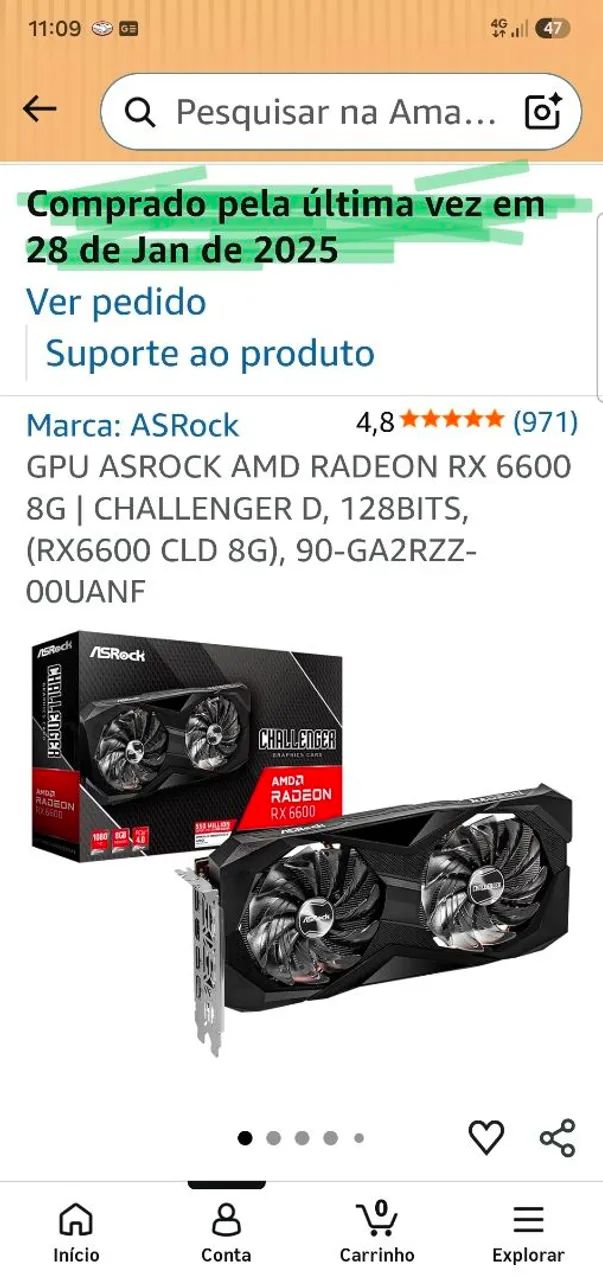 RX 6600 8gb - Foto 5