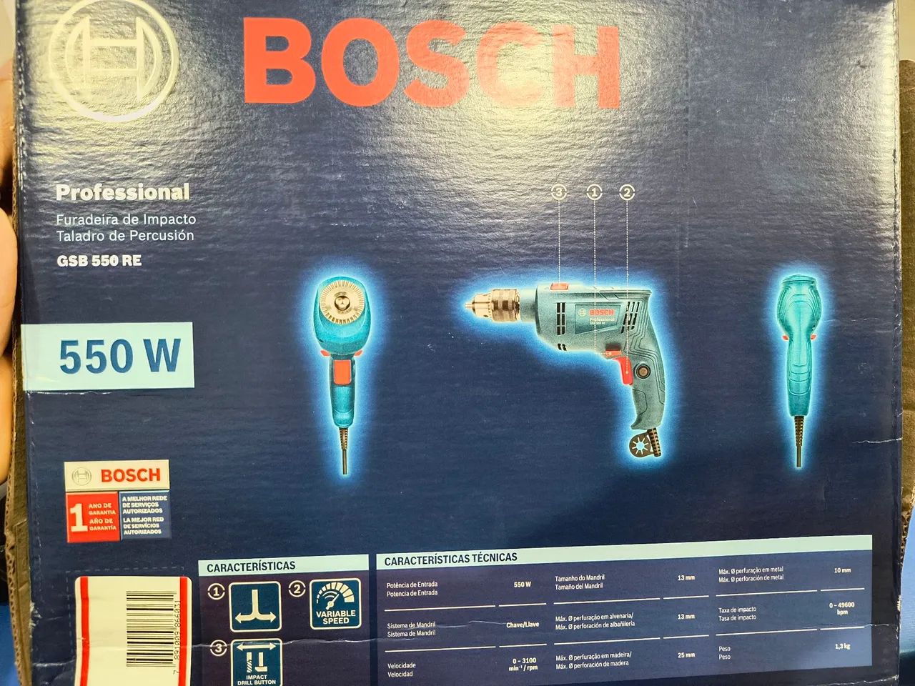 Furadeira Bosch 445 v 2