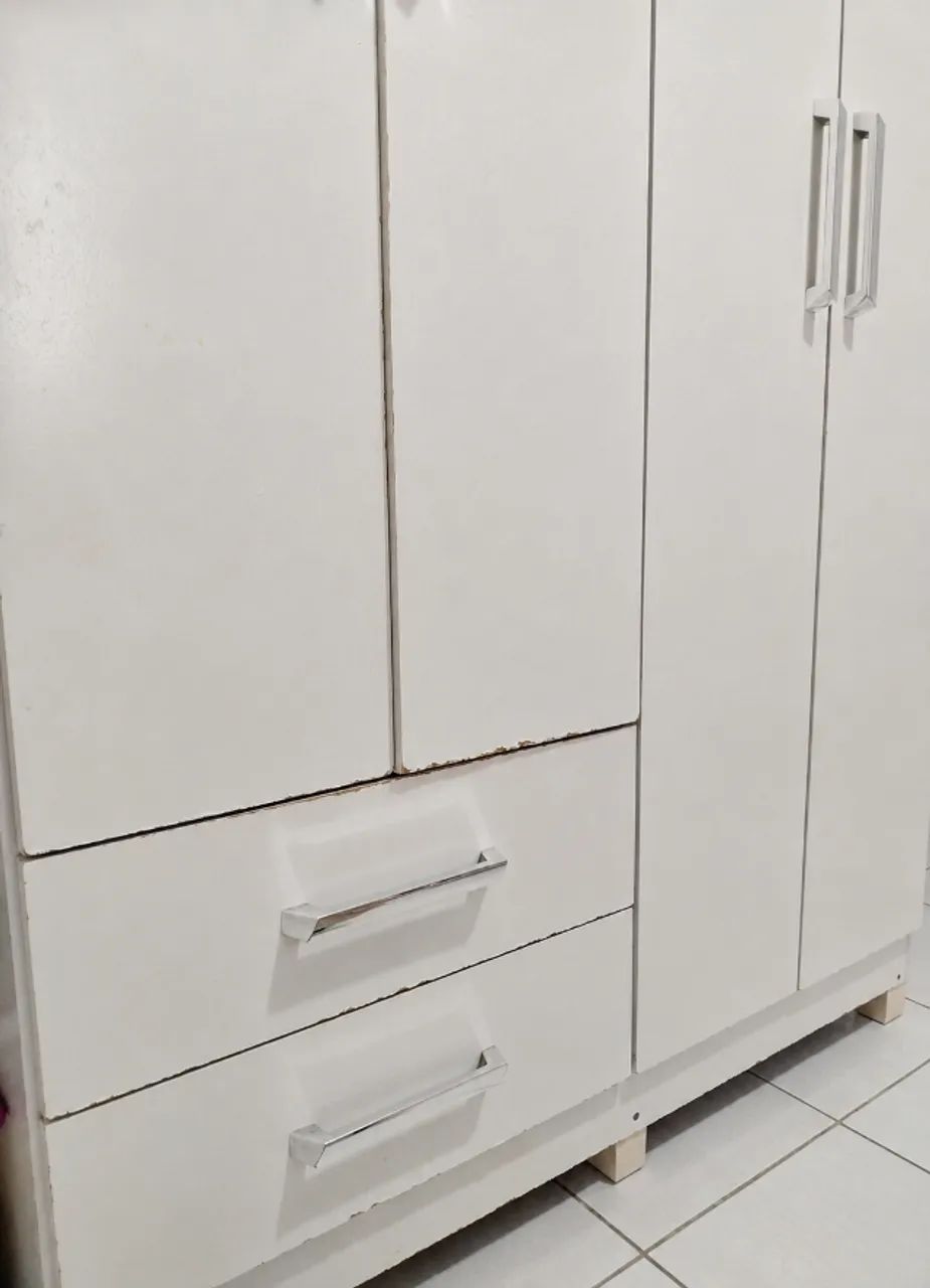 Guarda-roupa Branco com Pé - Foto 5
