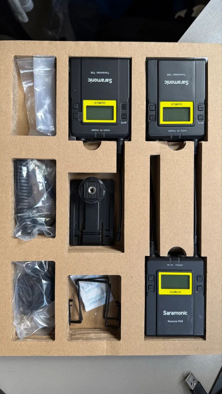 Saramonic UwMic9 Kit 2 - UHF Profissional - Completo - Foto 2