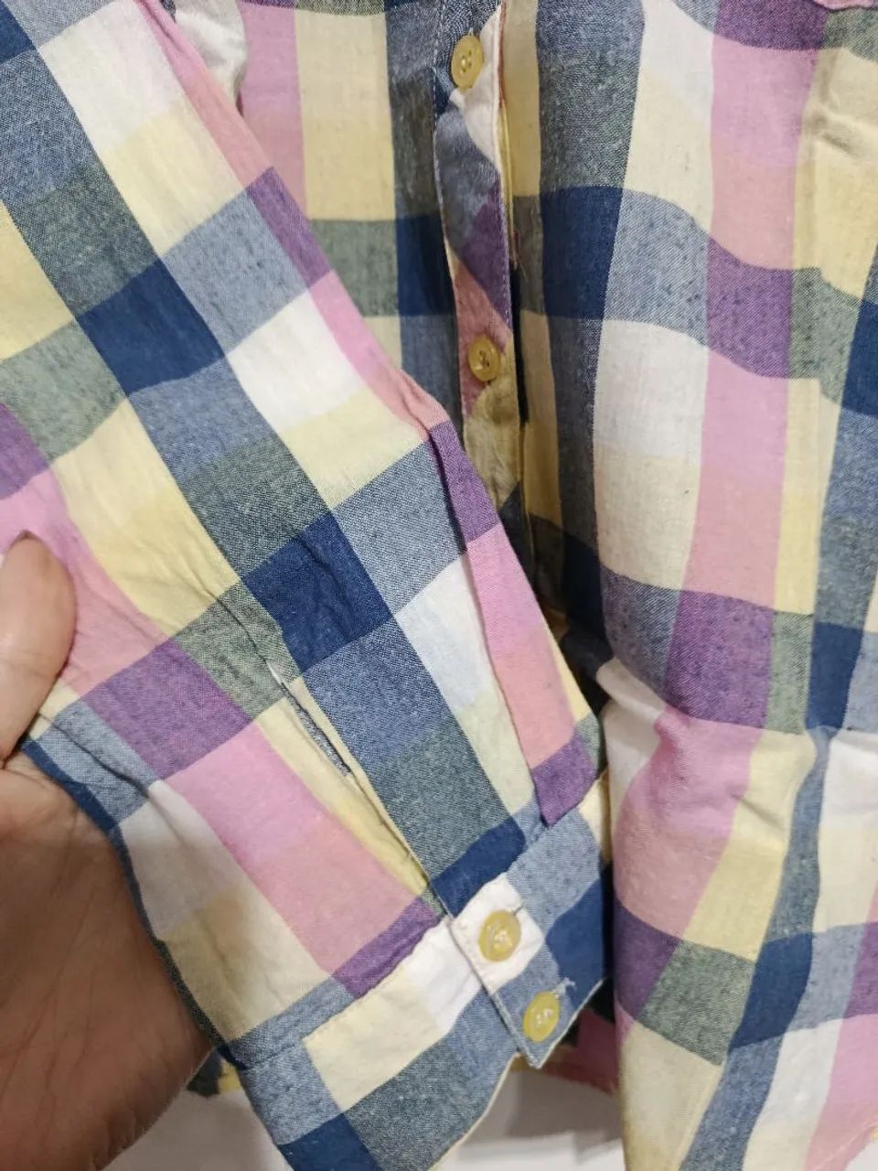 Camisa xadrez colorida 44 - Foto 2