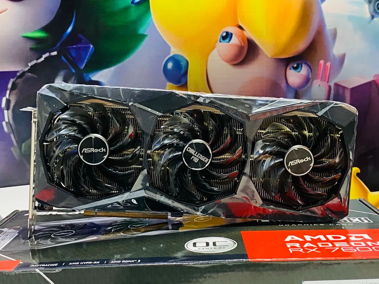 RX 7600 8GB AsRock Challenger, Triple Fan, NOVA - Em até 18x / Loja Física - Foto 4