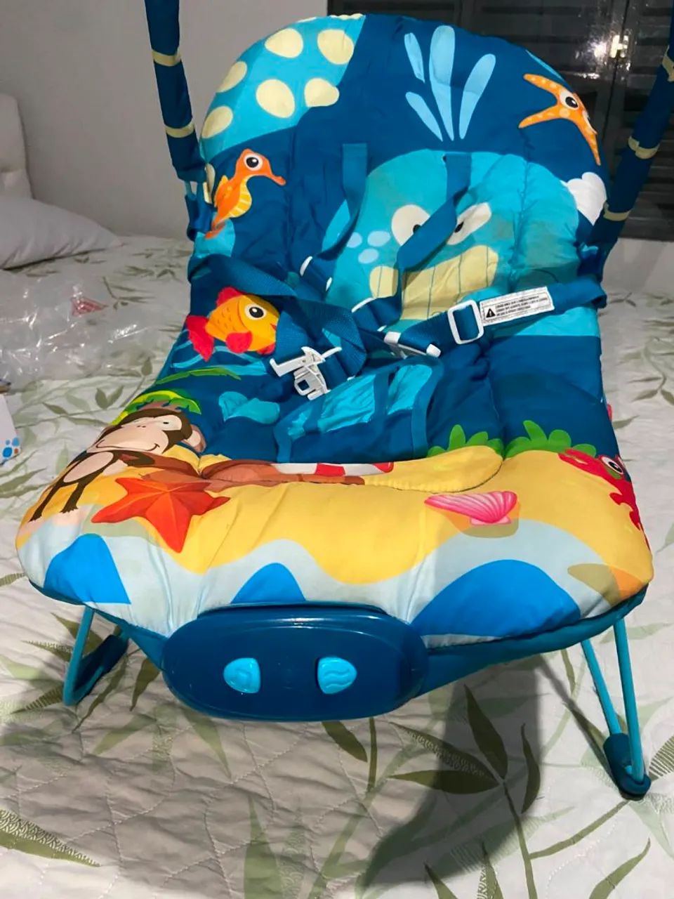 Cadeirinha de descanso bebê, Multikids que vibra  - Foto 3
