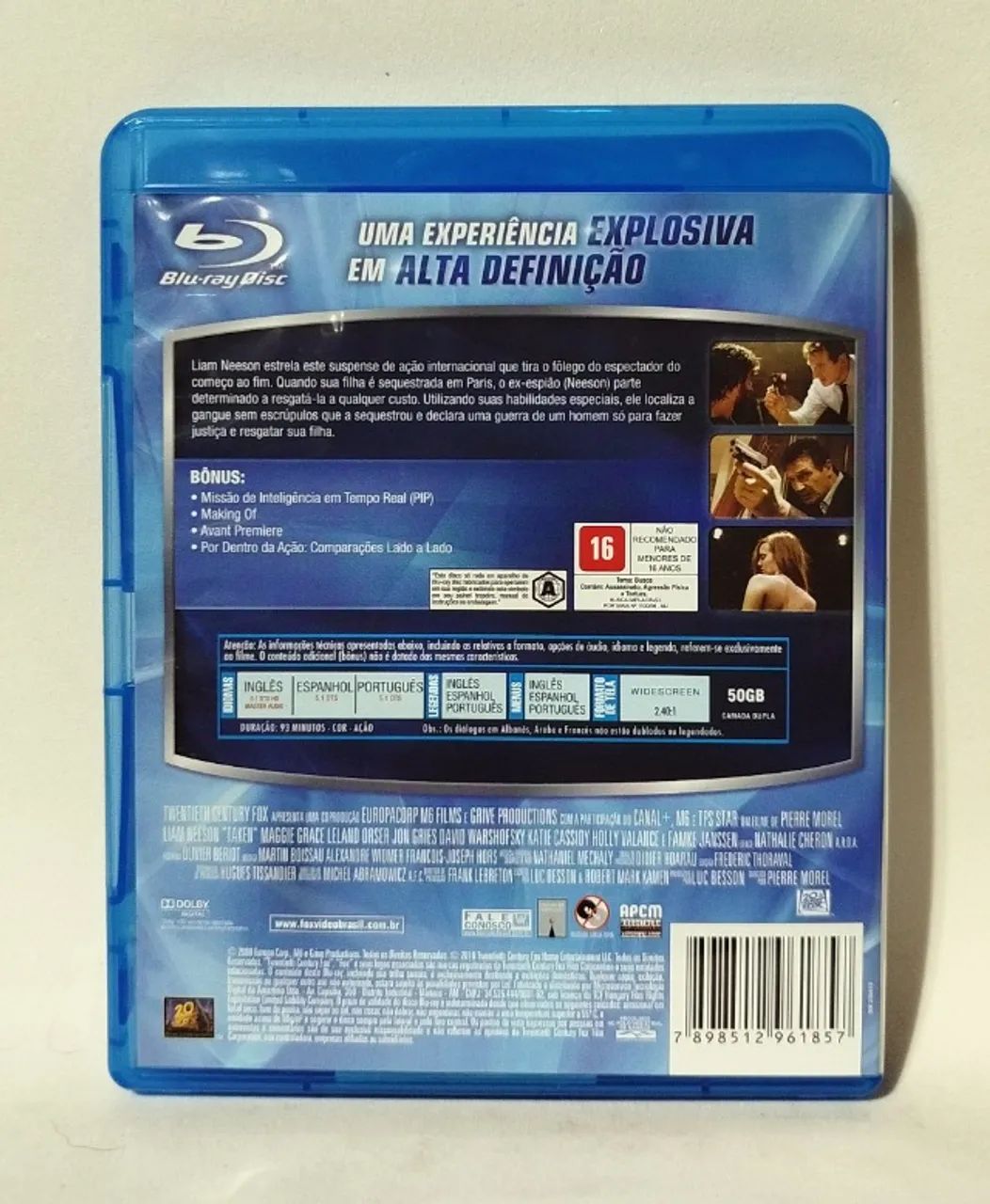 Busca Implacável (Taken) - Liam Neeson - Blu-ray Original - Foto 2