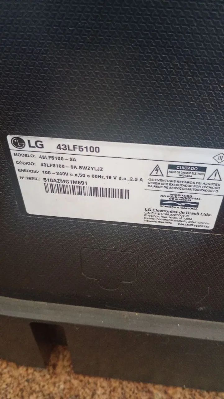 Tv lg 43 polegadas com display ruim - Foto 2