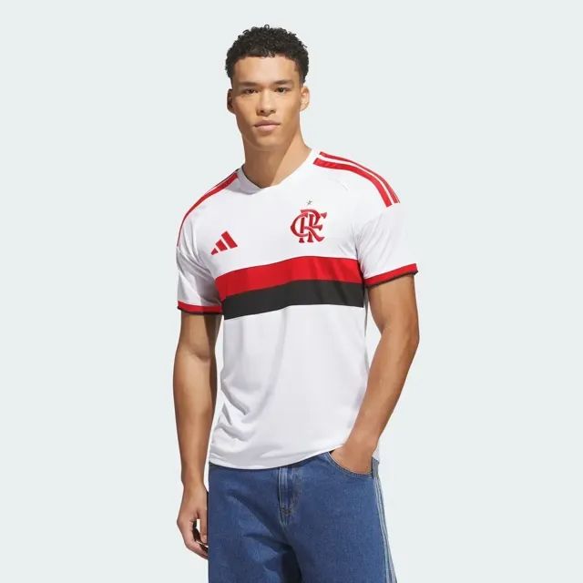Camisa Flamengo Visitante Branca - Foto 2