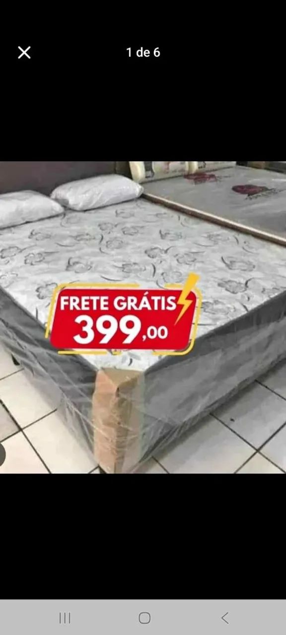 Cama casal box 