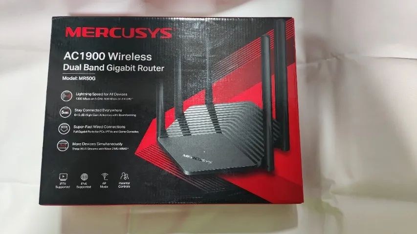 Roteador Gigabit Dual Band Mercusys MR50G AC1900 - Foto 2