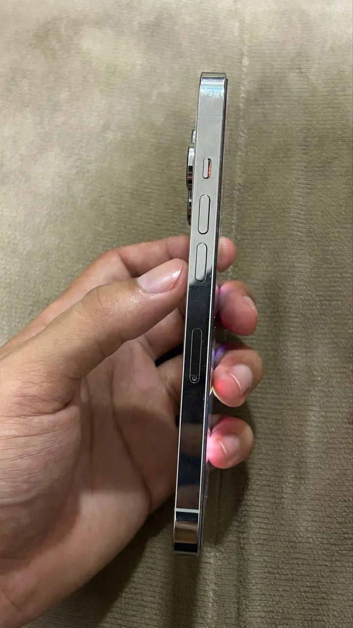 ? iPhone 14 Pro Branco 128 GB - Impecável - Foto 2