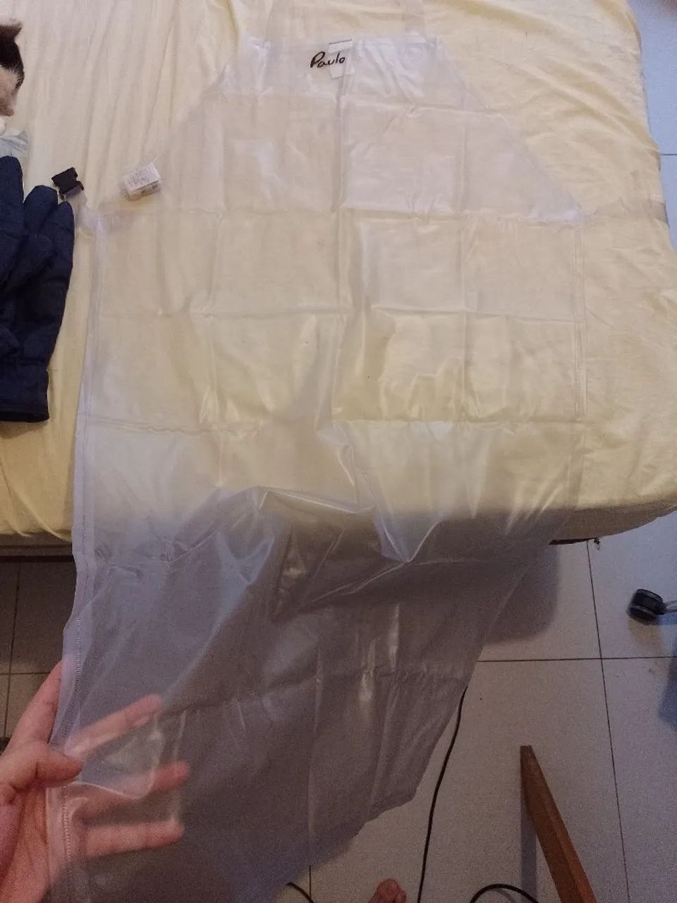 Kit de EPIs - Luvas + Avental Plástico | Vendo Separado ou Combo - Foto 3