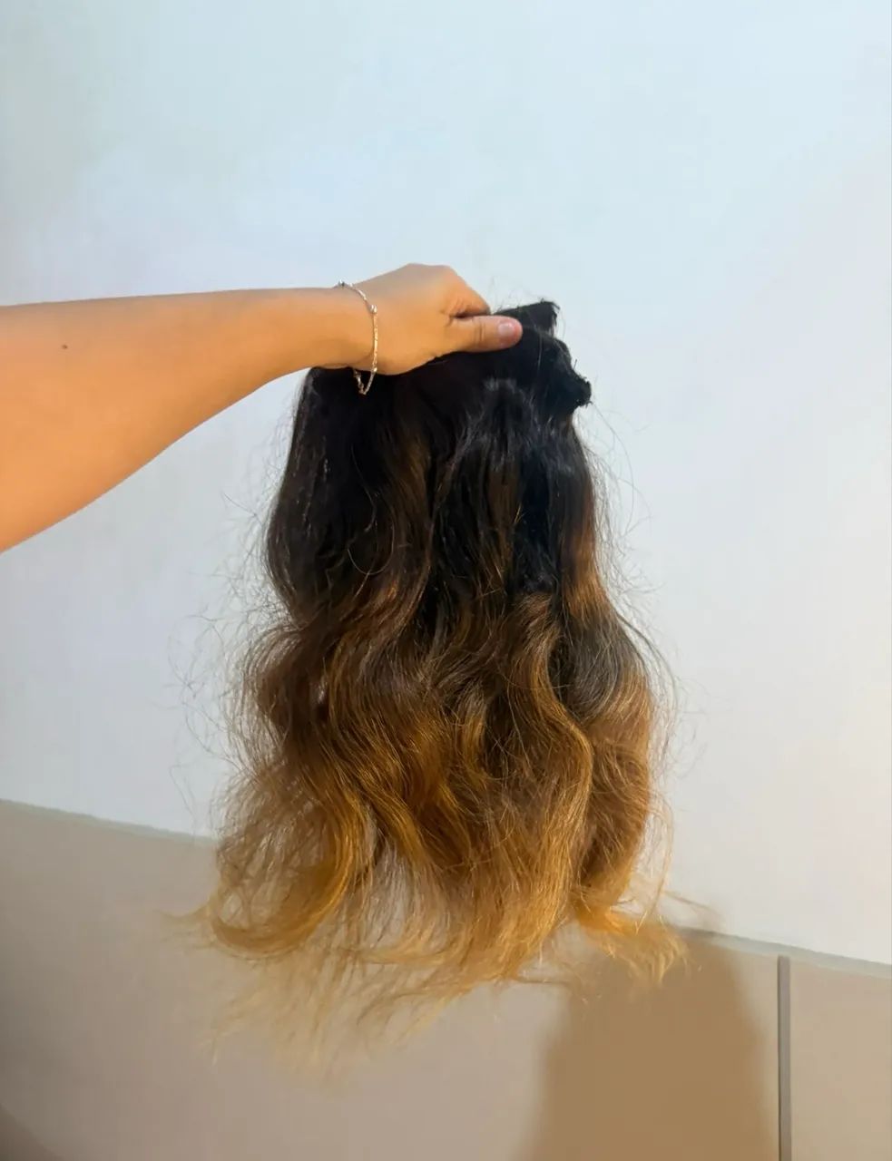 Cabelo brasileiro 140 gramas mechado - Foto 3