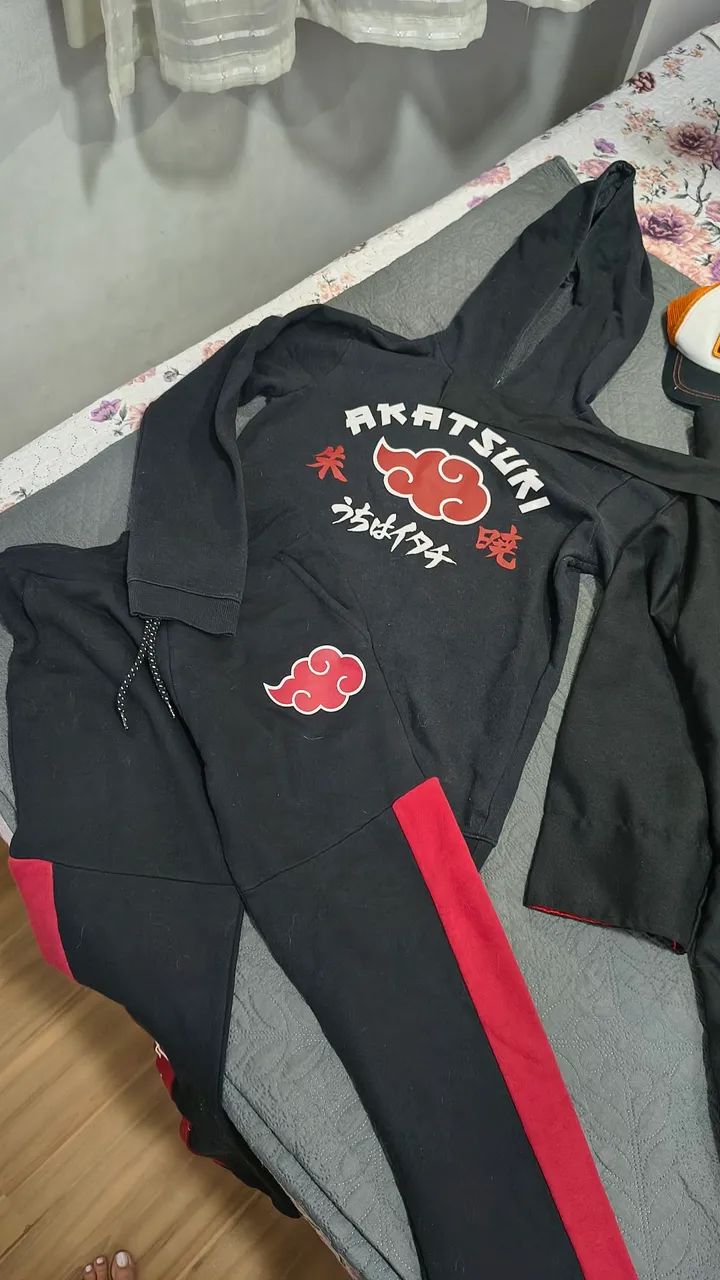 Kit Naruto - Akatsuki e Acessórios + Conj. Moletom - Foto 3