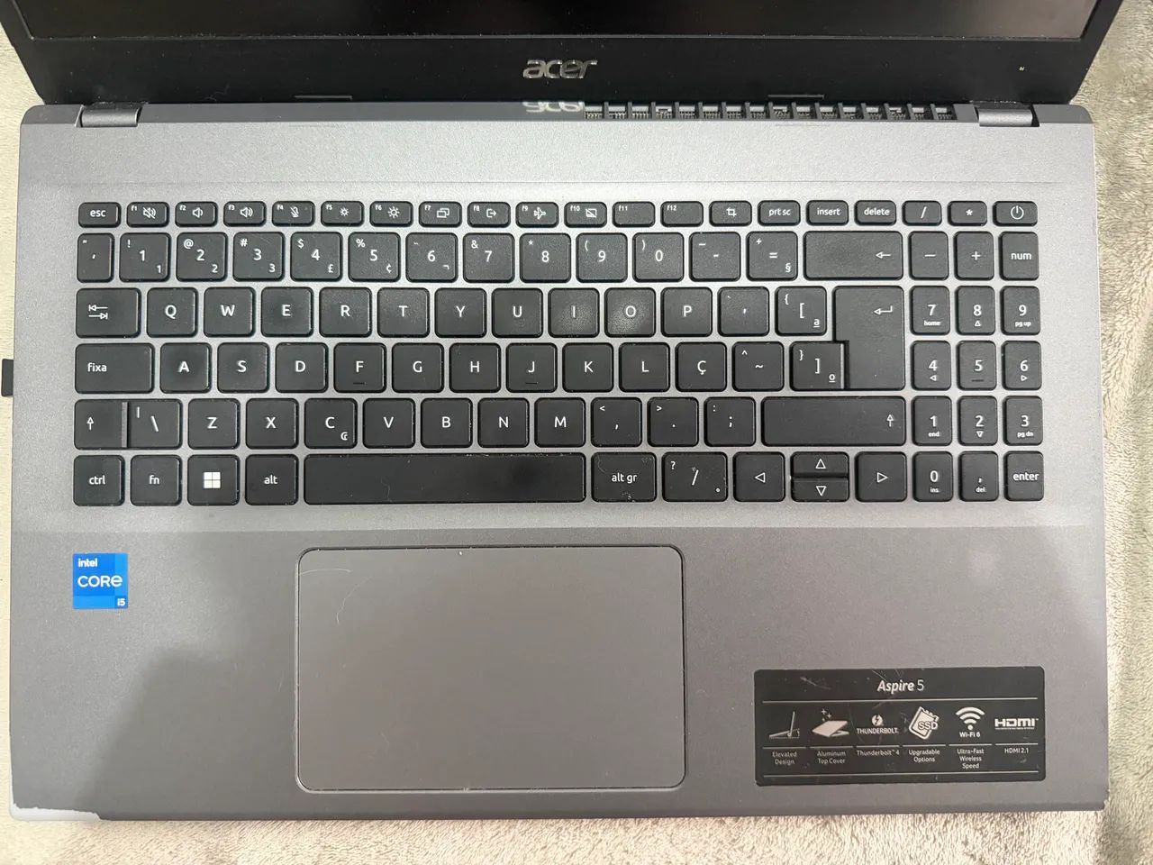 Notebook Acer Core I5 - modelo A515 com 8GB De RAM 256GB HD - Foto 4