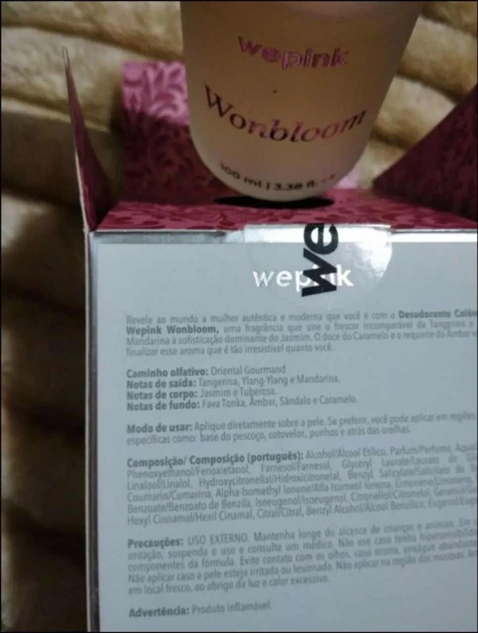 Perfume WonBloom 100ml Wepink novo. - Foto 4