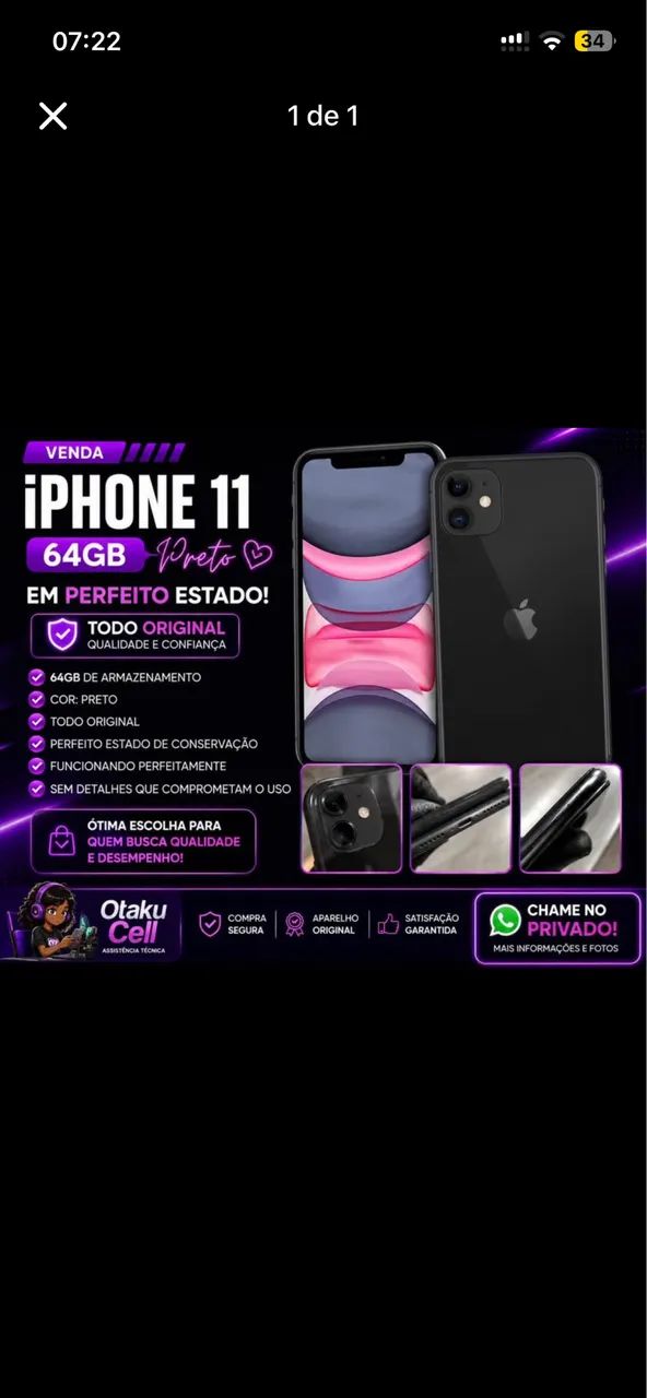 IPHONE 11 64GB