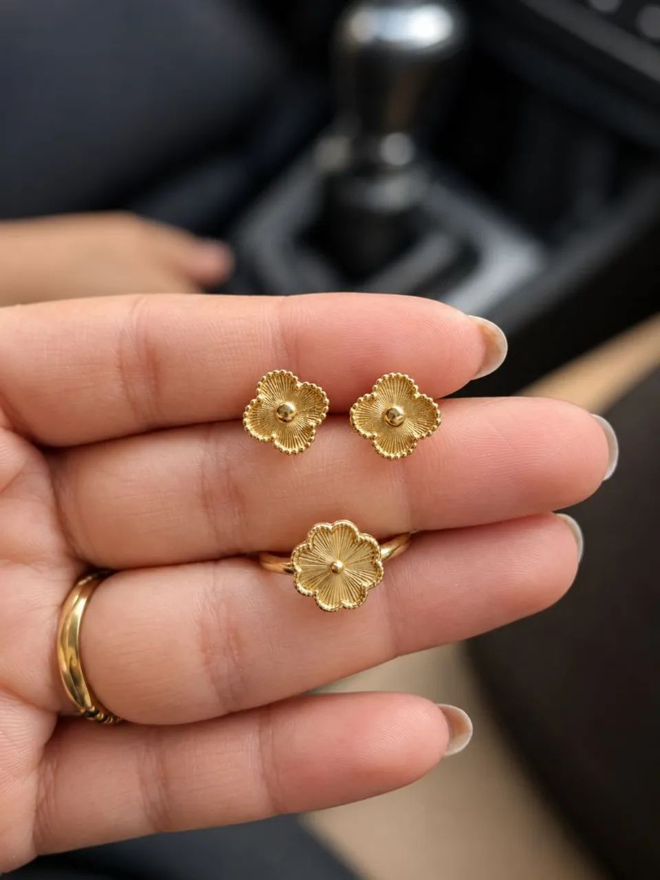 Conjunto em ouro 18k 