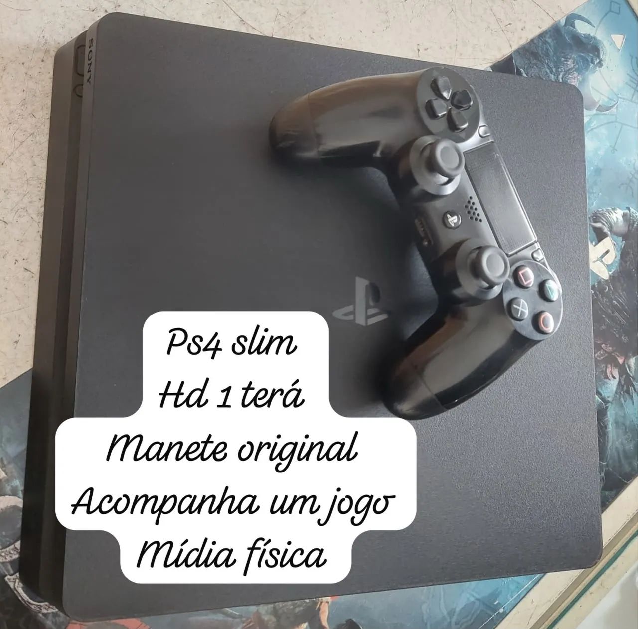Ps4 slim hd 1 terá - Foto 2