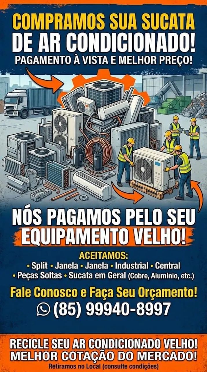 Sucata de ar condicionado 