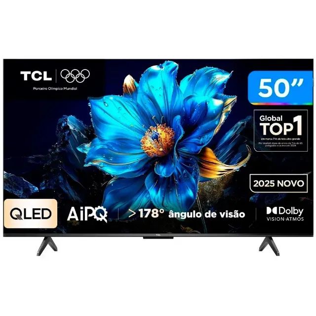 Smart TV TCL QLED 50 polegadas - 50P7K - 4 Meses de Uso - Foto 2