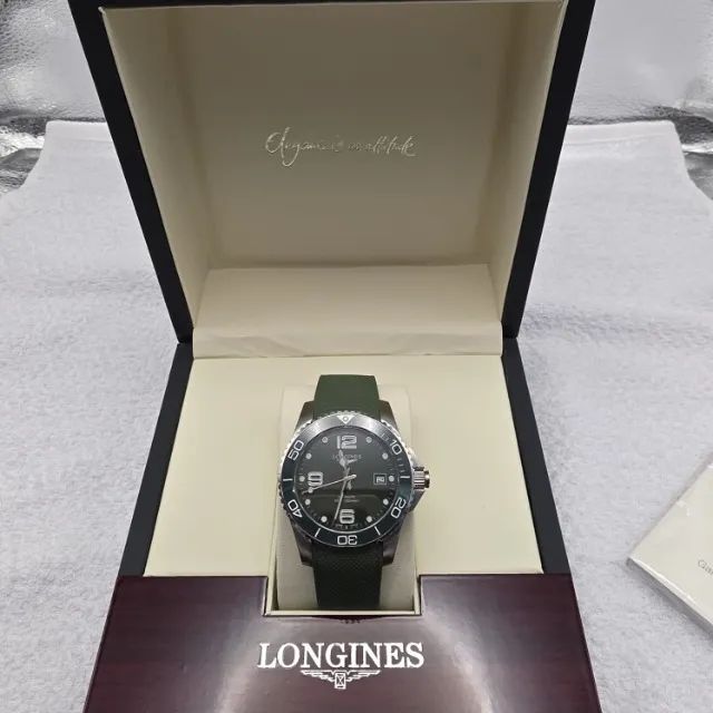 Relógio Longines Hydro Conquest Automático Verde Masculino  - Foto 2