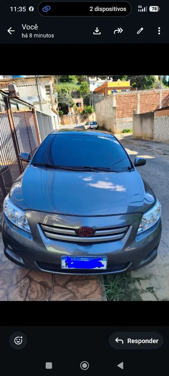 Toyota Corolla Corolla GLi 1.8 Flex 16V Aut. 2010