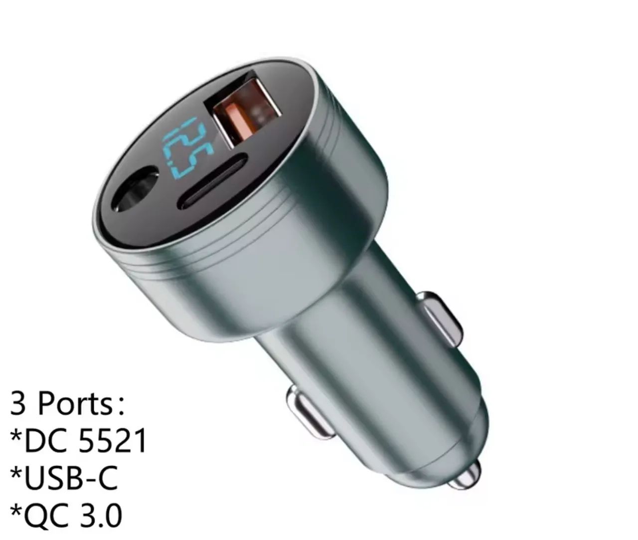 Carregador Veicular de Carro Para Starlink Mini 3 em 1 USB-C PD com cabo DC 3 Metros  - Foto 6