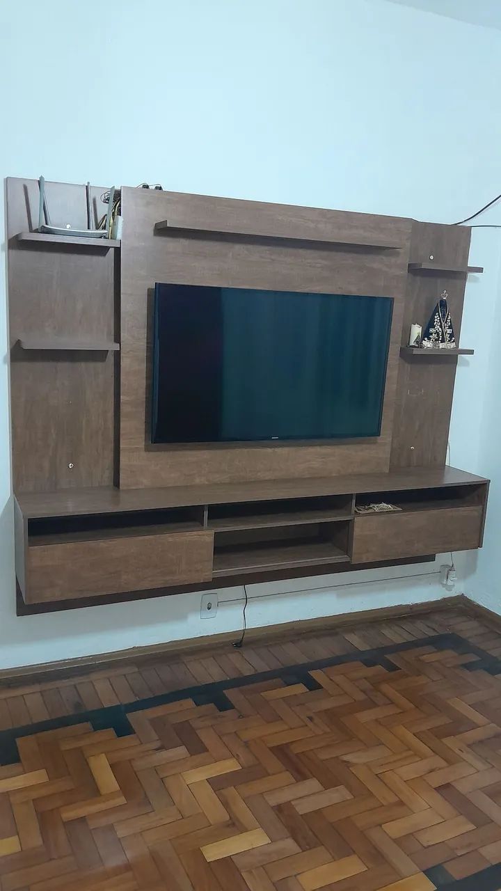 Painel rack TVs 60 polegadas altura 1,55cm e largura 2,17cm  - Foto 3