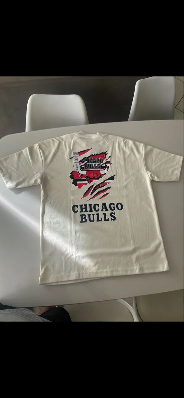 Blusa Branca Nike Chicago bulls oversized - Foto 2