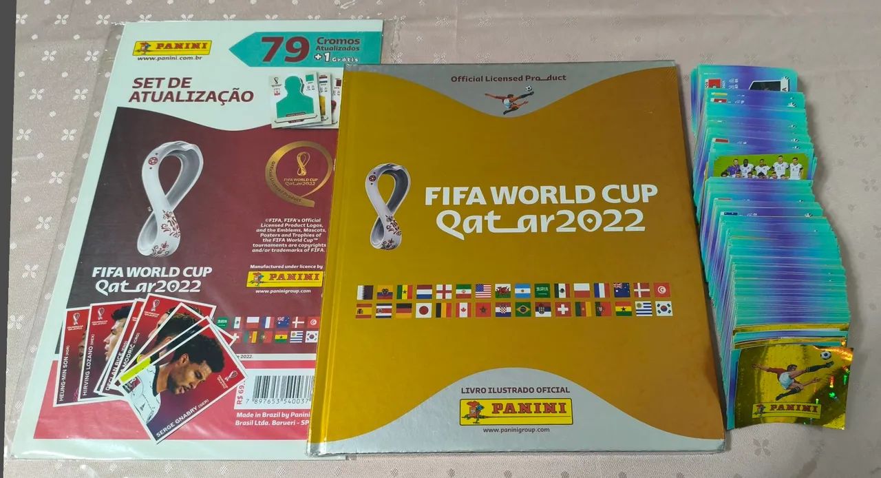 Álbum completo copa 2022 para colar 