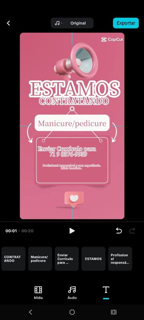Precisa-se de manicure 