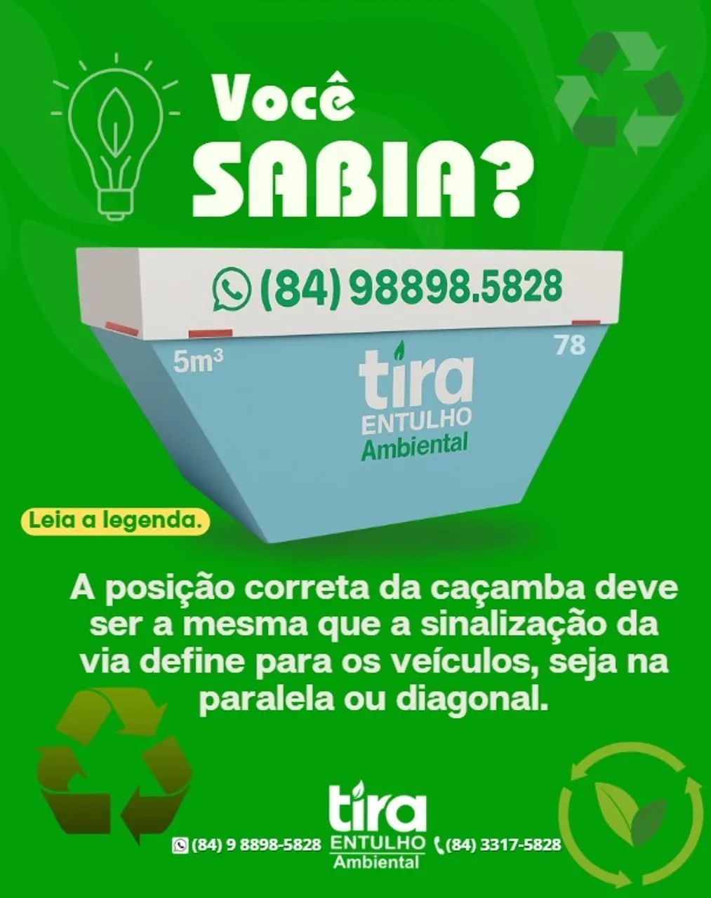 COLETA E DESTINAÇÃO DE RESÍDUOS 