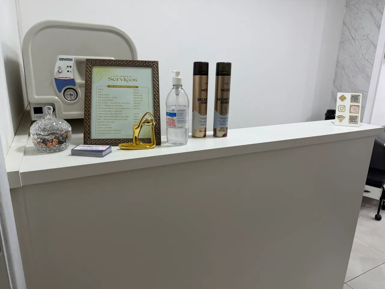 OPORTUNIDADE - PASSO PONTO DE ESMALTERIA COMPLETA  - Foto 2